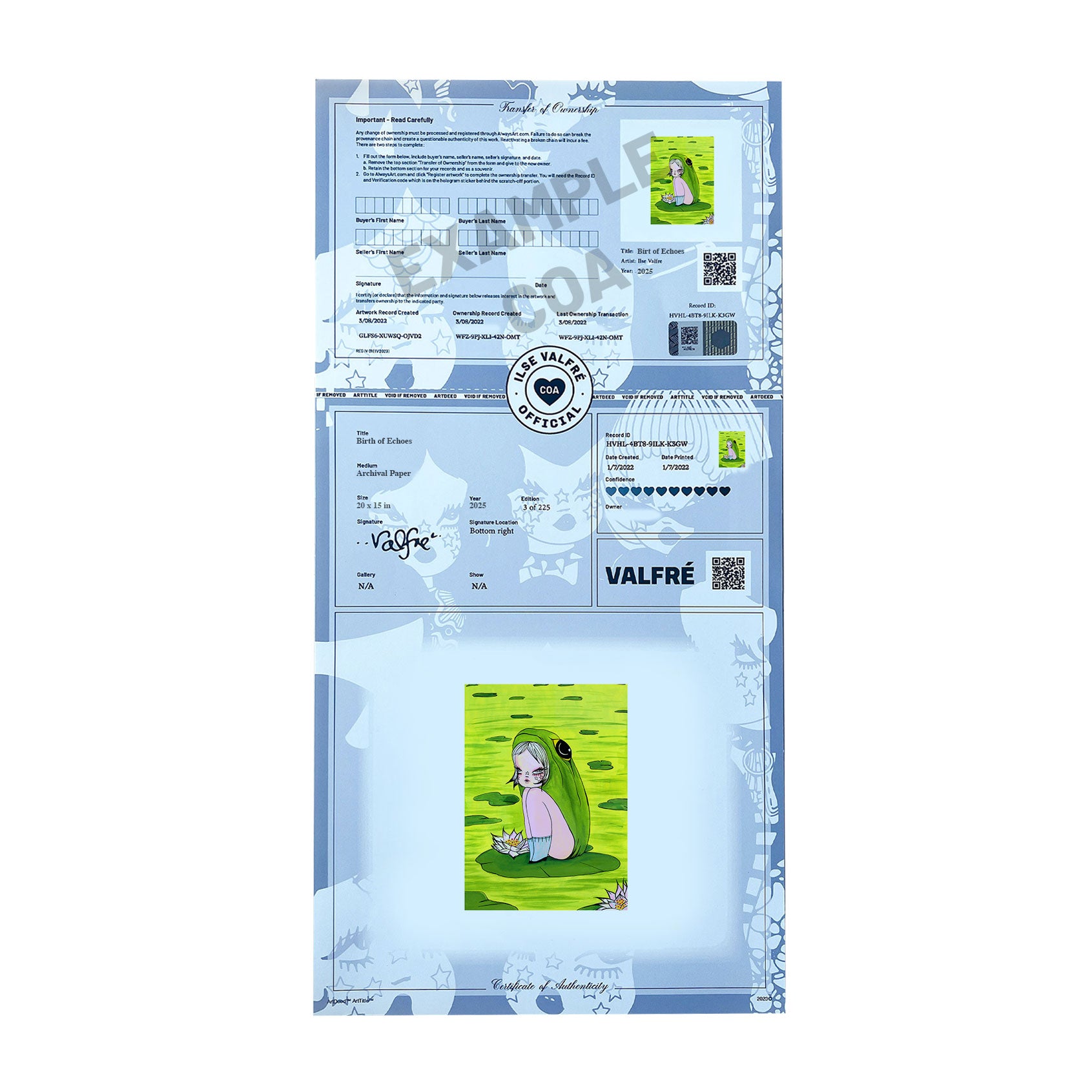 The Birth of Echoes Print