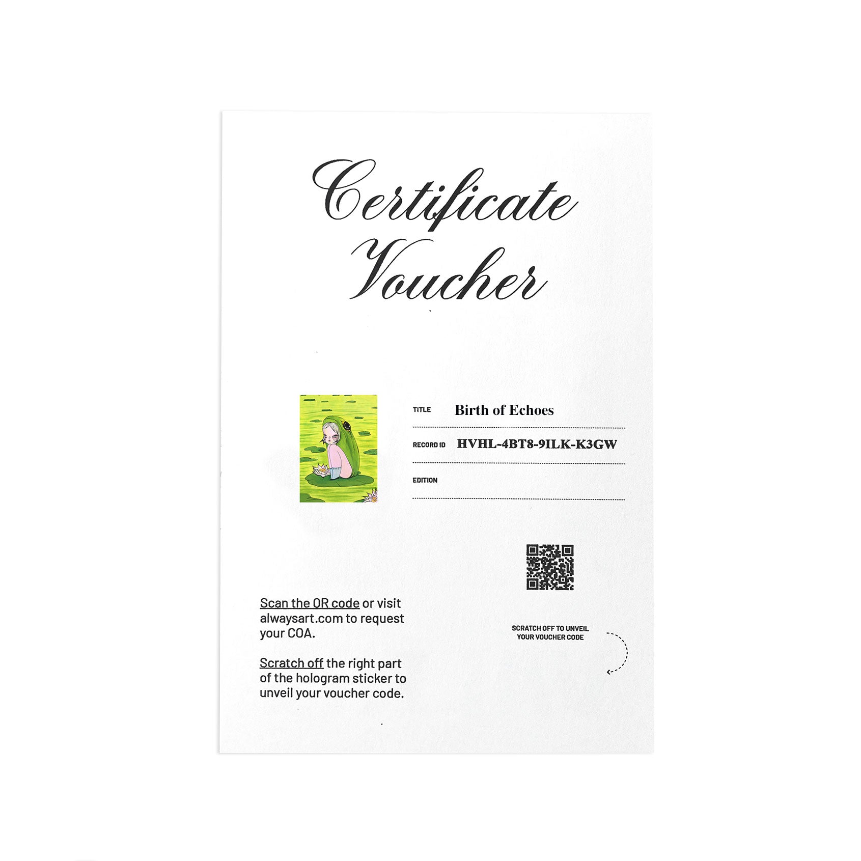 The Birth of Echoes Print