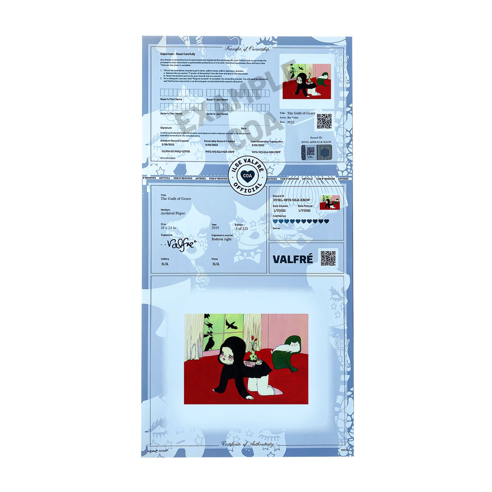 The Guilt of Grace Print