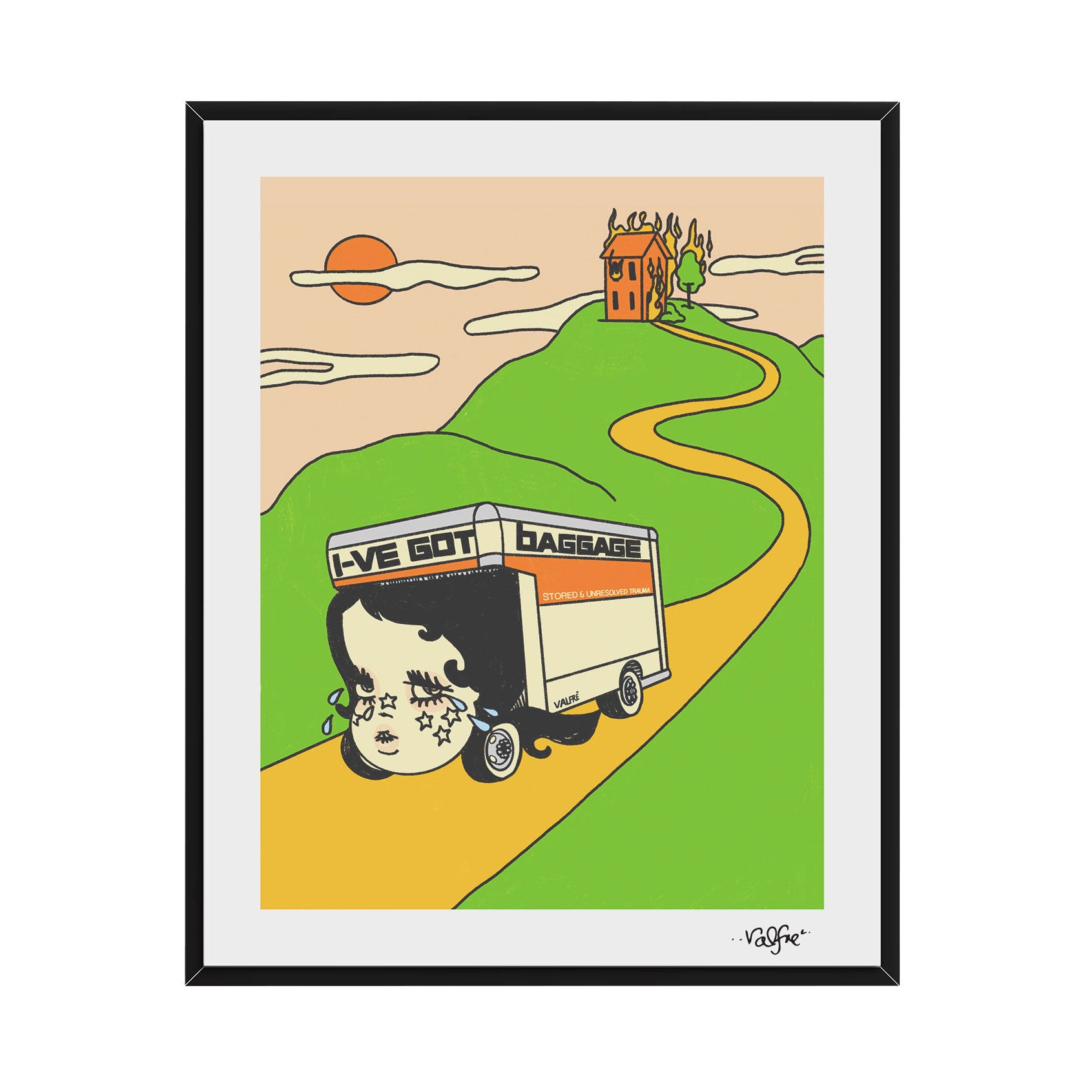 I've Got Baggage Print