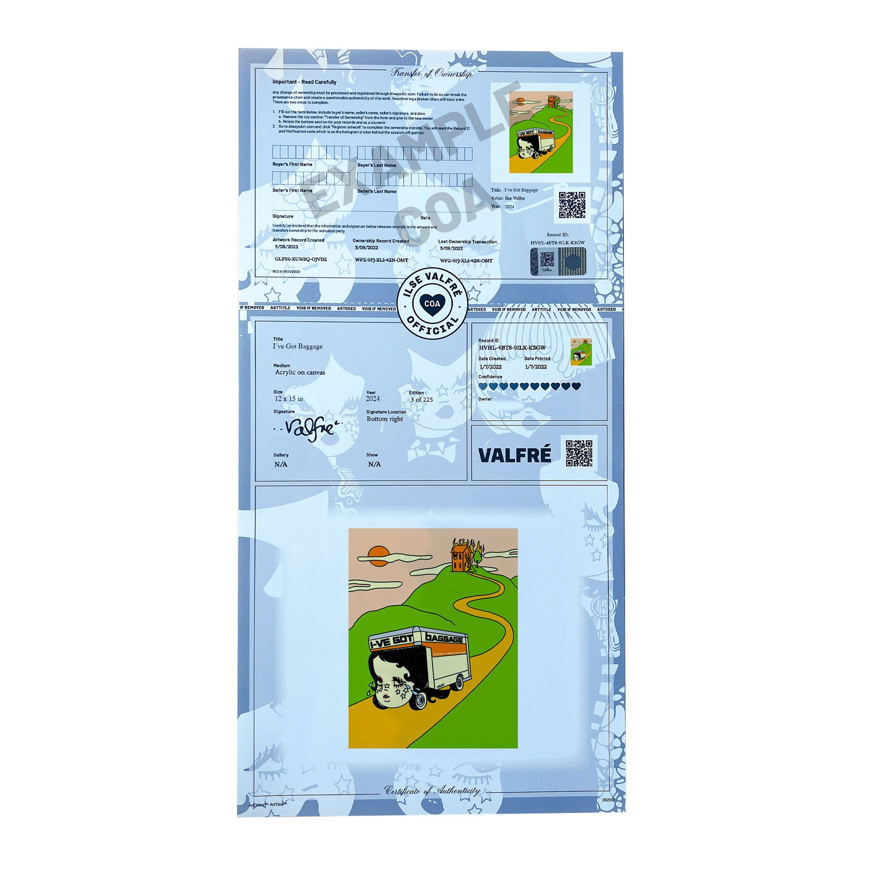 I've Got Baggage Print