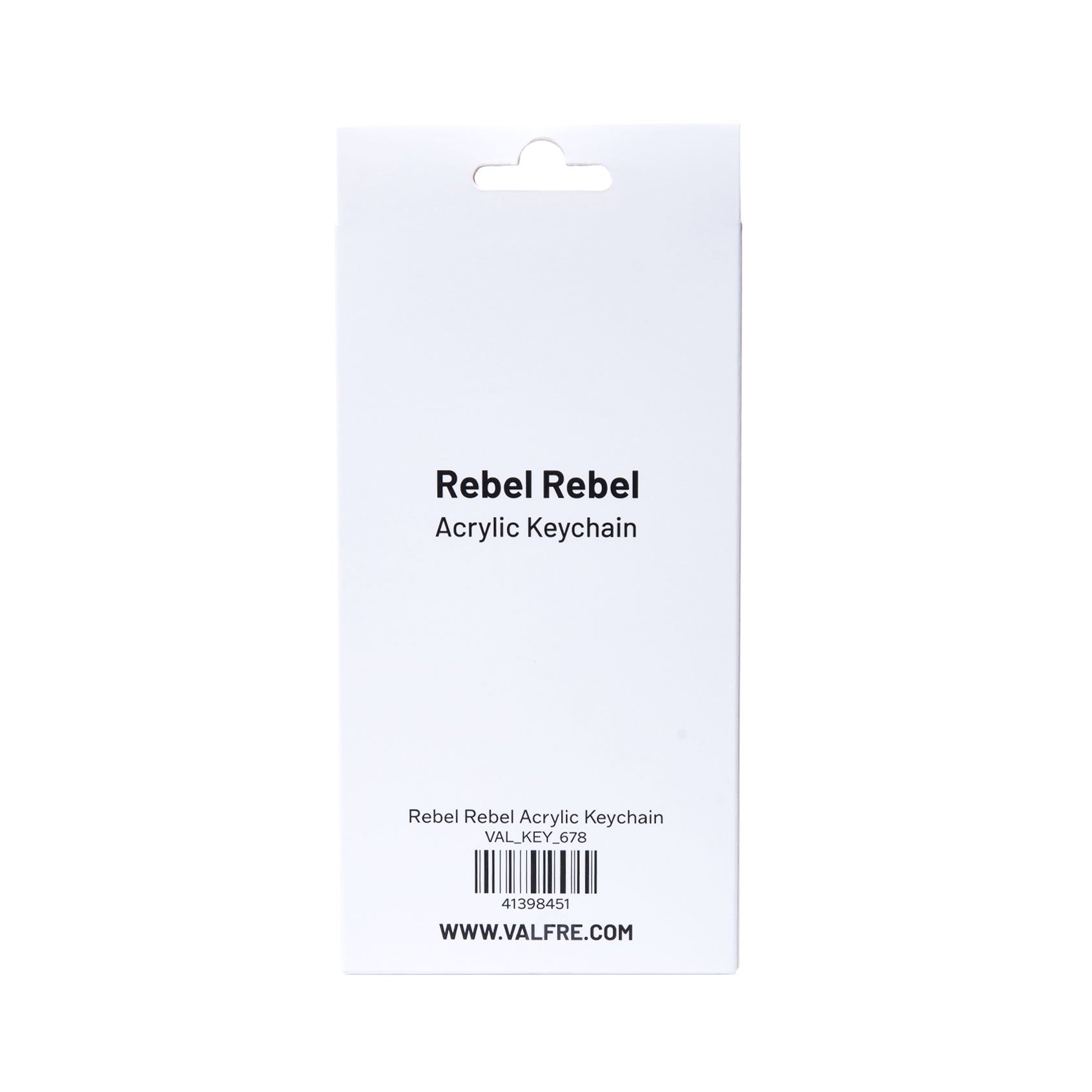 Rebel Rebel Acrylic Keychain