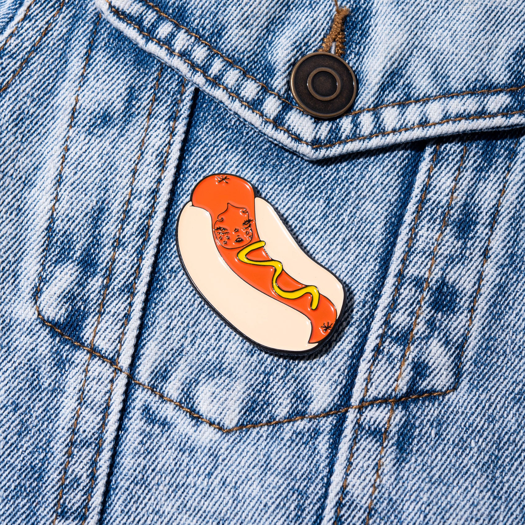 Hawt Dog Pin