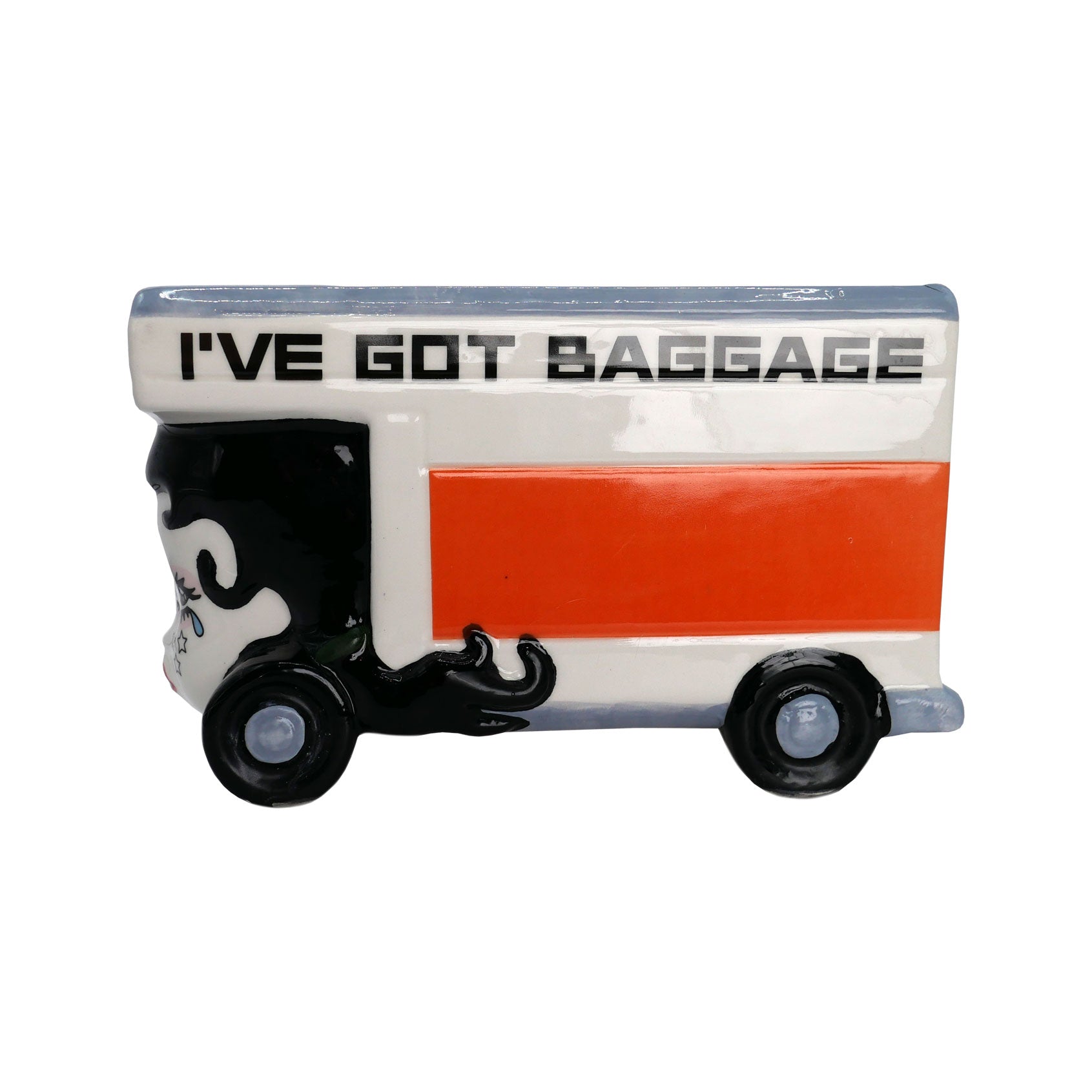 I've Got Baggage Ceramic Planter